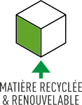 Matière recyclée et renouvelable
